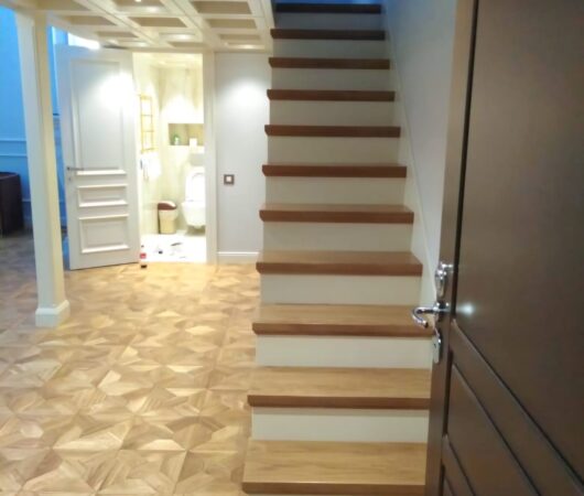 Houten trap Toprenovatie project 9956