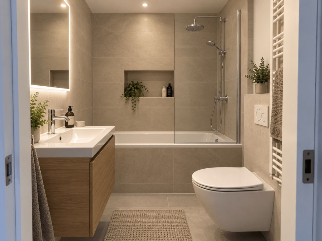 Bathroom after renovation
